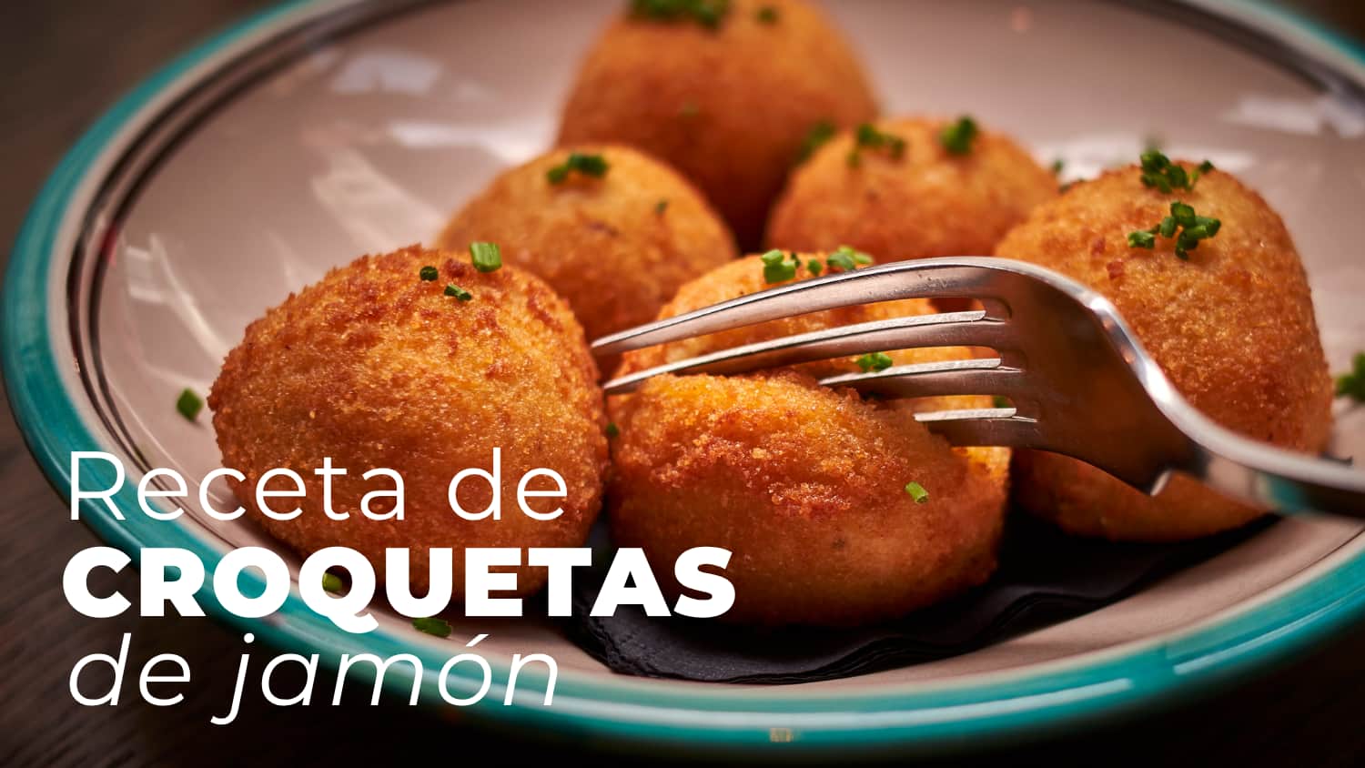 Receta casera de croquetas de jamón